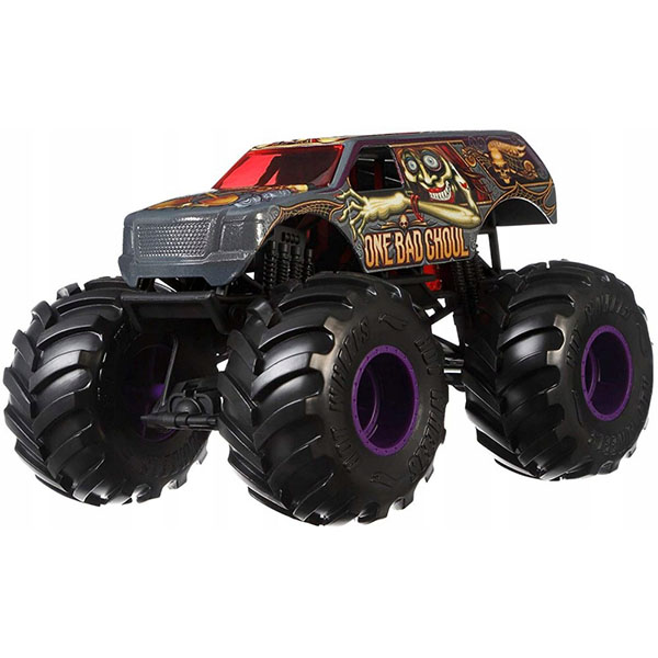 Mattel Hot Wheels GBV39 Хот Вилс Монстр трак 1:24 ONE BAD GHOU