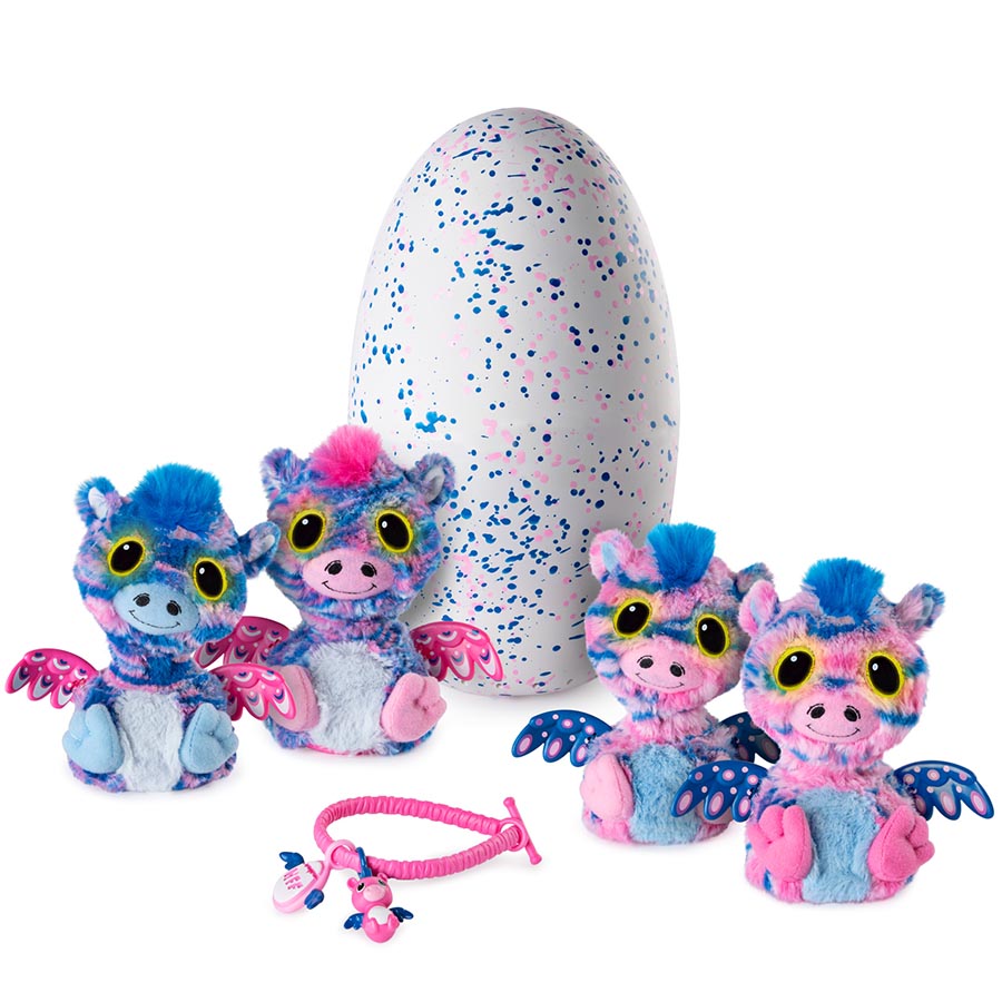 Hatchimals 19110-ZUF Хетчималс сюрприз - близнецы интерактивные питомцы, вылупляющиеся из яйца